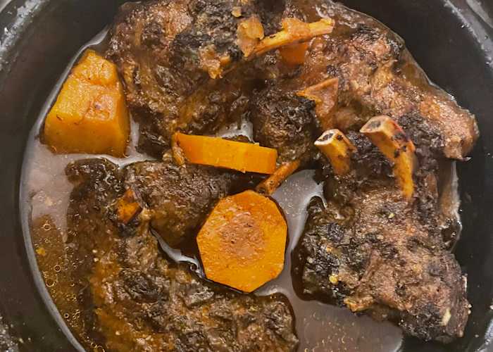Goat in creole sauce